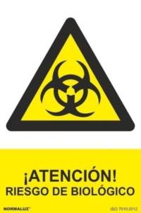 Señal "Atención riesgo de biológico" Normaluz Señal "Atención riesgo de biológico" Normaluz