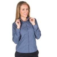 camisa azul indigo punteado chica Gary´s