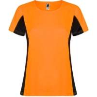 Camiseta deportiva Shanghai Woman Roly SHANGHAI MUJER NARANJA/NEGRO