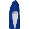 Polo roly montmeló royal/blanco lateral Polo roly montmeló royal/blanco lateral