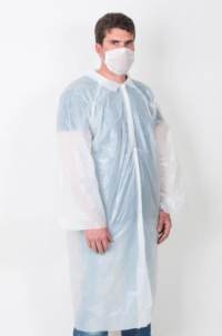 Bata visitante cierre de corchetes Omare (10 unidades) Bata visitante cierre de corchetes Omare (10 unidades)