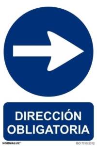 Señal "Dirección obligatoria a la derecha" Normaluz Señal "Dirección obligatoria a la derecha" Normaluz