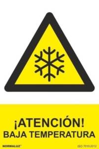 Señal "Atención baja temperatura" Normaluz Señal "Atención baja temperatura" Normaluz