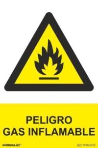 Señal "Gas inflamable" Normaluz Señal "Gas inflamable" Normaluz