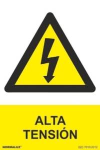 Señal "Alta tensión" Normaluz Señal "Alta tensión" Normaluz