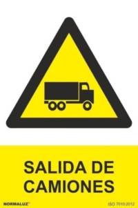 Señal "Salida de camiones" Normaluz Señal "Salida de camiones" Normaluz