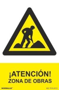Señal "Atención zona de obras" Normaluz Señal "Atención zona de obras" Normaluz