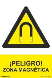 Señal "Peligro zona magnética" Normaluz Señal "Peligro zona magnética" Normaluz