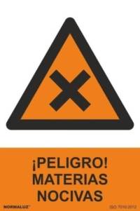 Señal "Peligro materias nocivas" Normaluz Señal "Peligro materias nocivas" Normaluz