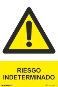 Señal "Riesgo indeterminado" Normaluz Señal "Riesgo indeterminado" Normaluz