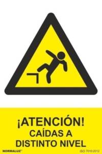 Señal "Atención caídas a distinto nivel" Normaluz Señal "Atención caídas a distinto nivel" Normaluz