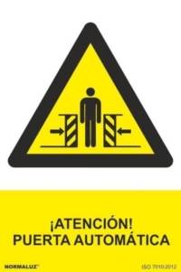 Señal "Atención puerta automática" Normaluz Señal "Atención puerta automática" Normaluz
