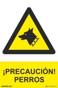 Señal "Precaución Perro" Normaluz Señal "Precaución Perro" Normaluz
