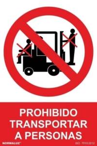 Señal "Prohibido situarse debajo de la carga" Normaluz Señal "Prohibido situarse debajo de la carga" Normaluz