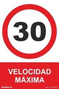 Señal "Velocidad máxima 30" Normaluz Señal "Velocidad máxima 30" Normaluz