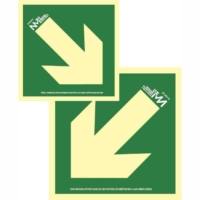 Señal Bidireccional Oblicua Dcha e Izq Normaluz Señal Bidireccional Oblicua Dcha e Izq Normaluz