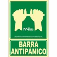 Señal "empujar para abrir puerta" / "barra antipánico" Normaluz Señal "empujar para abrir puerta" / "barra antipánico" Normaluz