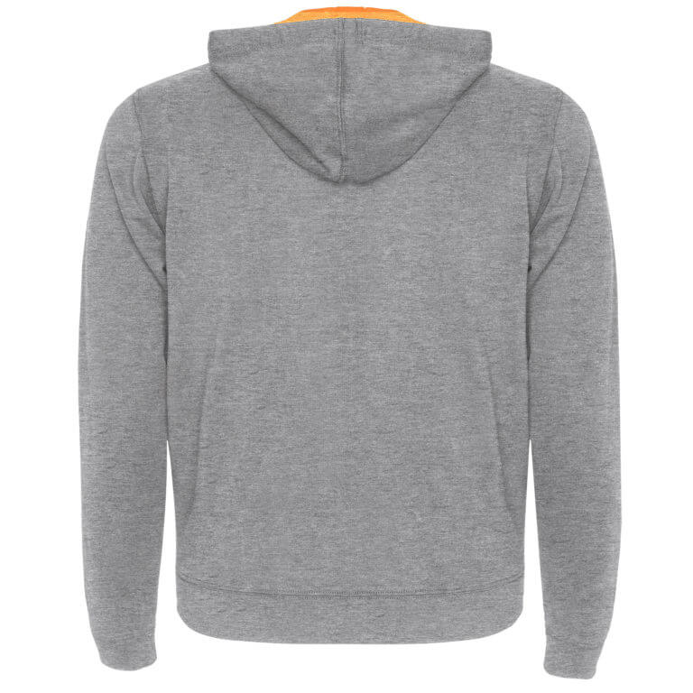 Sudadera gris espalda clearance