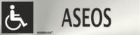 Señal informativa de aseo minusválidos Normaluz Señal informativa de aseo minusválidos Normaluz
