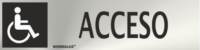 Señal informativa de acceso minusválidos Señal informativa de acceso minusválidos