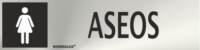 SEÑAL NORMALUZ ASEO FEMENINO RECTANGULAR
