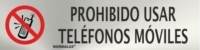 Señal informativa de prohibido usar teléfonos móviles RD707030 Señal informativa de prohibido usar teléfonos móviles RD707030