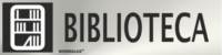 Señal informativa de biblioteca Normaluz 707088 Señal informativa de biblioteca Normaluz 707088