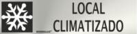 Señal informativa de local climatizado. Normaluz Señal informativa de local climatizado. Normaluz