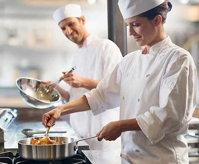 Ropa de trabajo y protección laboral de cocinero