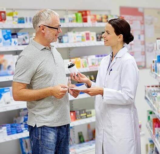 Ropa de trabajo y protección laboral de farmacéutico