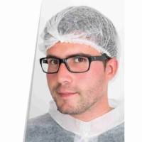 Gorro Desechable Tipo Acordeón Omare Blanco