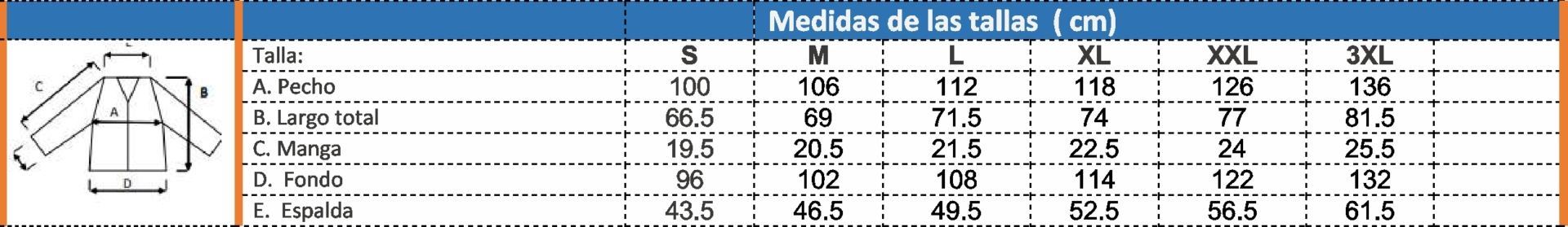 Guía Talla 8825B Issa Line