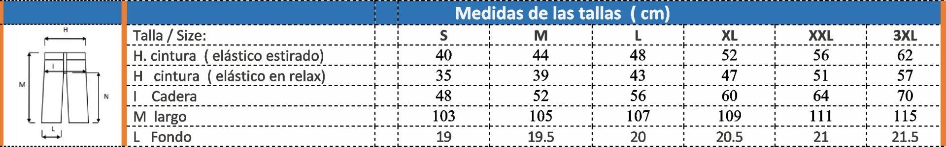 Guía Talla 8837B Issa Line