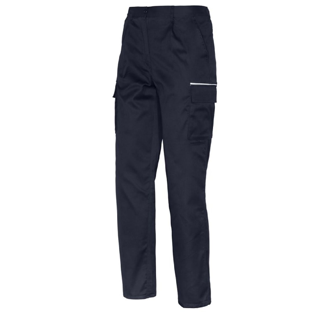 Pantalón de trabajo mujer elástico 8038L ISSALINE de algodón