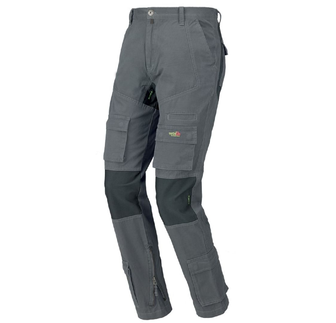 Pantalón de trabajo mujer elástico 8038L ISSALINE de algodón