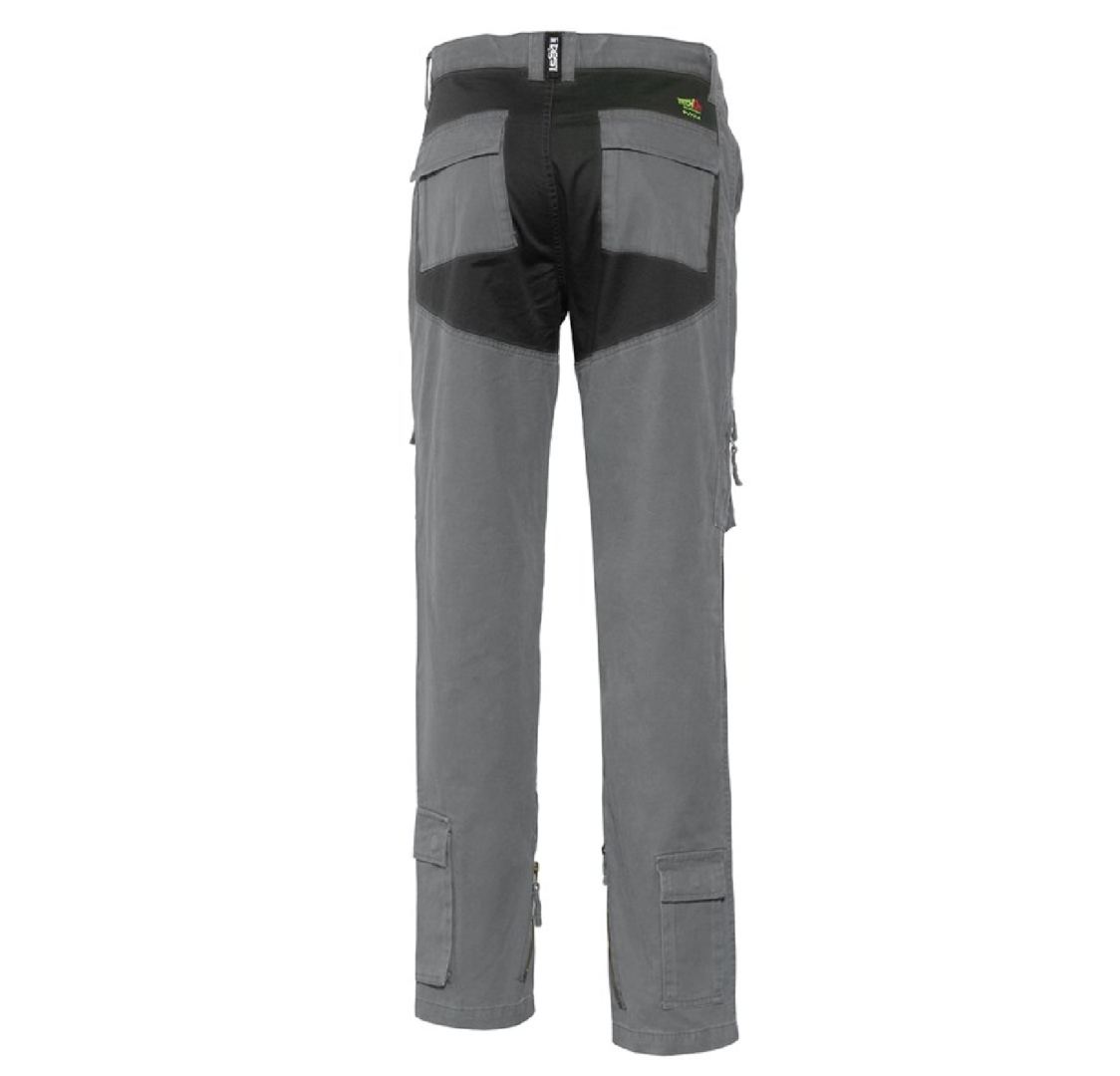 Pantalón de trabajo mujer elástico 8038L ISSALINE de algodón