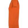 Polo mujer manga corta Mukua Nobby MK214CV naranja lado Polo mujer manga corta Mukua Nobby MK214CV naranja lado