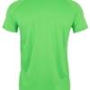 Camiseta técnica Mukua Tech MK520V lima flúor espalda Camiseta técnica Mukua Tech MK520V lima flúor espalda