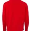 Chaqueta Polar Mukua Perth MK610V Roja Laboral Vista trasera de chaqueta polar Mukua Perth MK610V de manga larga en color rojo vivo
