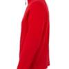 Chaqueta polar Mukua Perth MK610V roja laboral Vista lateral de chaqueta polar Mukua Perth MK610V de manga larga en vibrante color rojo