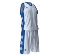 CONJUNTO BALONCESTO MAGIC 19267 BLANCO-AZUL LUANVI DISTINCION