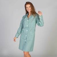 Bata Mujer Manga Larga Cuadros Vichy 5200 Garys