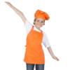 Delantal infantil con Peto Garys 111800 Distincion naranja Delantal infantil con Peto Garys 111800 Distincion naranja