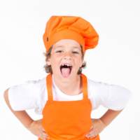 Gorro infantil Gran Chef Garys 445300 Distincion naranja