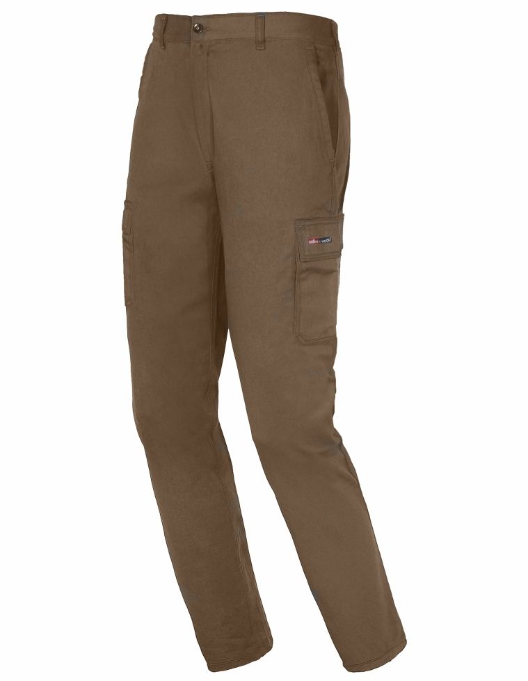 Pantalón de trabajo mujer elástico 8038L ISSALINE de algodón