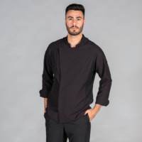 Chaqueta de Cocinero Crespo Negro Garys 9497 Distincion