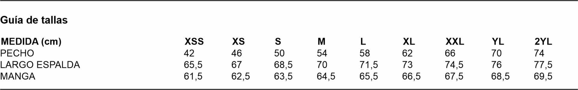 Talla 6207 Mujer Garys