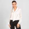 Blusa Chica Satén MLarga Garys 2429 Blanco Blusa Chica Satén MLarga Garys 2429 Blanco