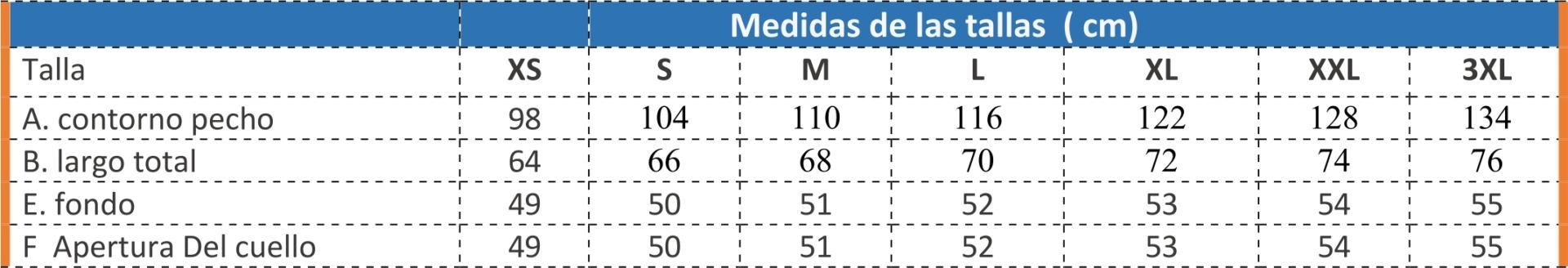 Guía Talla Heavy Issa Line 4509