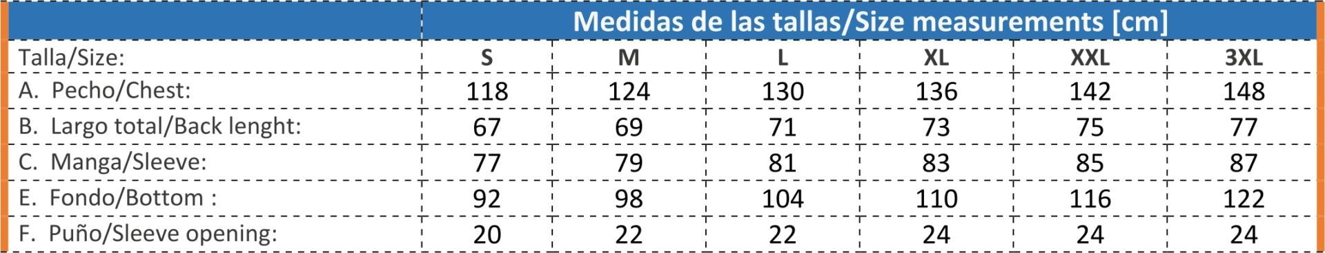 Guía Talla Heavy Issa Line 4523